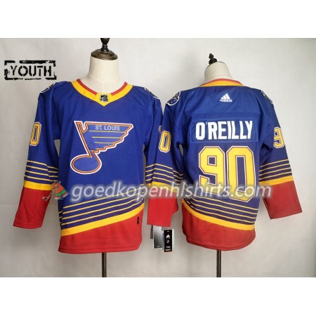 St. Louis Blues Ryan O'Reilly 90 Adidas 90s Heritage Authentic Shirt - Kinderen